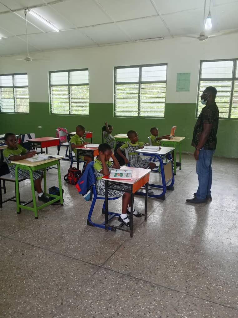 Students in creative activity